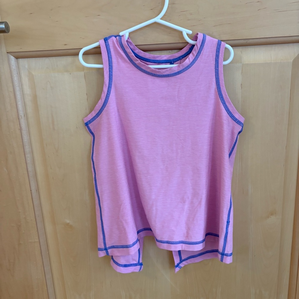 Pink Sleeveless Kids Top